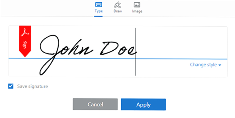 how to sign pdf